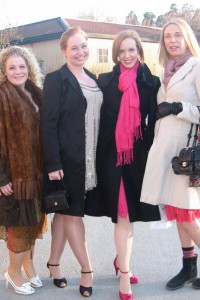 Ulrika, jag, Alison & Lisa
